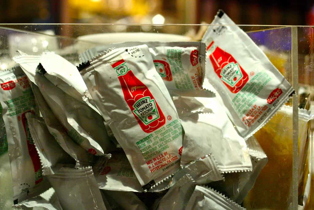 spinonews Consumed Heinz Ketchup Packet