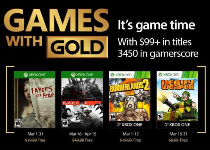 spinonews March 2018 Xbox free games