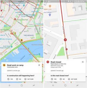 Waze incident reporting feature